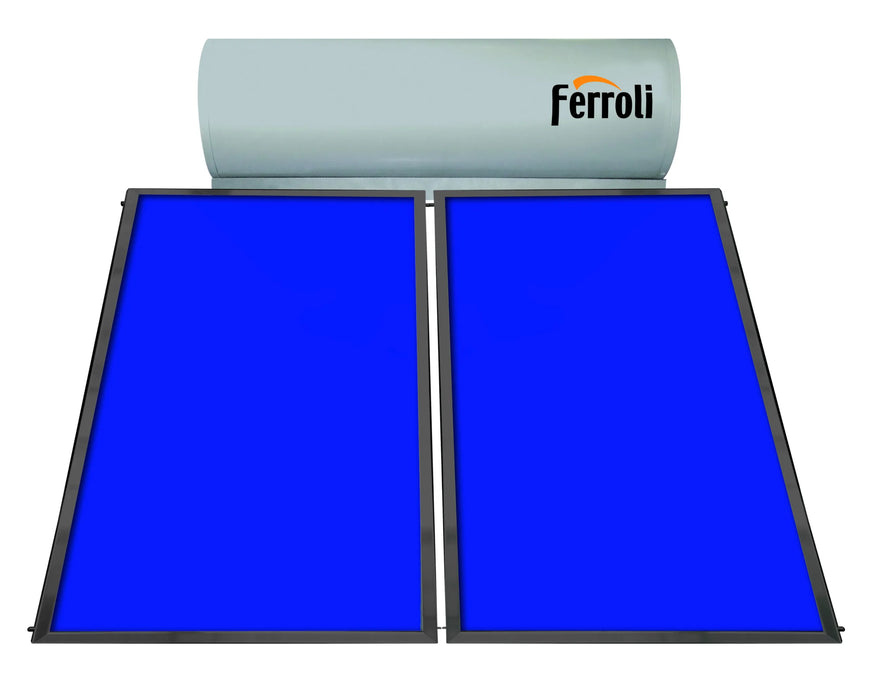 Ferroli - Ecotech N Plus  Pannello Solare Termico A Circolazione Naturale Con Tetto A Falde Da 250 Litri - Articolo: 0Xdf34Xa