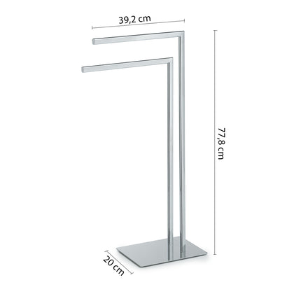 Gedy - Piantana Portasalviette Cromato - Modello: Felix