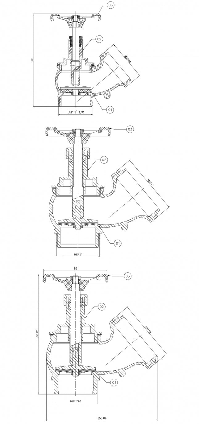 Idrante 11/2" Uni 45