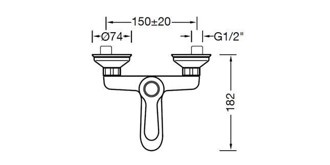 Miscelatore vasca con deviatore, doccetta e flessibile - serie: dodo - colore: bronzo