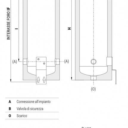 Cordivari - Bollitore Volano Termico Pensile 80 litri