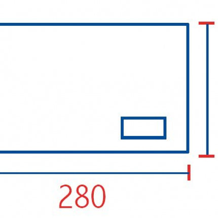 Pucciplast - Placca Di Copertura Con Telaio - Colore: Bianco