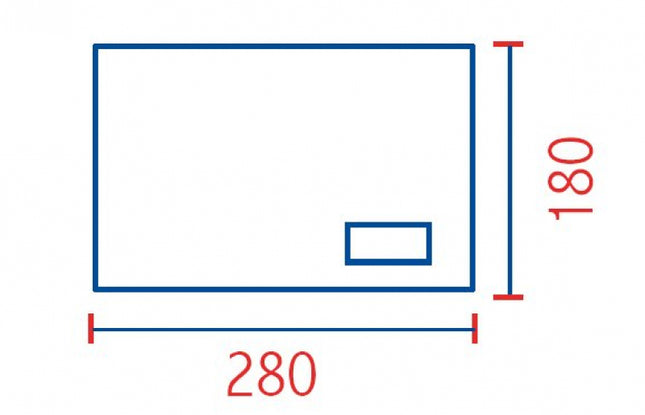 Pucciplast - Placca Di Copertura Con Telaio - Colore: Bianco