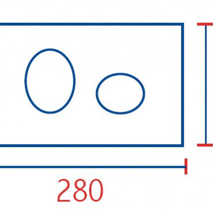 Pucciplast - Placca Eco Ellisse 4,7Mm - 280X180 - Colore: Cromo