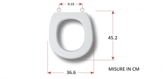 Sapal - Coprivaso Afrodite Bianco Legno