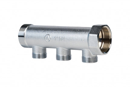 Collettore Satinato - Misura: 1"1/4 - 3 uscite 24x19 - Caldo/freddo