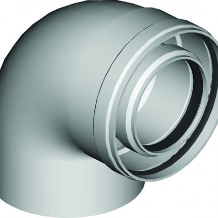Stabile - Curva 90° coassiale pps ø60/100 per caldaia condensazione