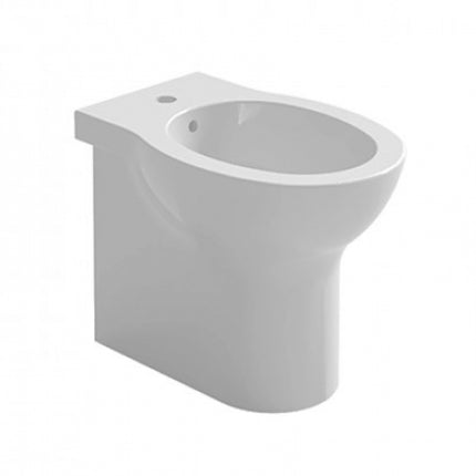Azzurra - Bidet Filo Parete Bianco In Ceramica - Serie Clik