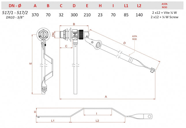 FARG - Galleggiante Per Cassetta A Zaino