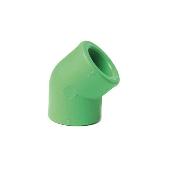 Gomito/curva femmina-femmina ø32 VERDE PPR a saldare