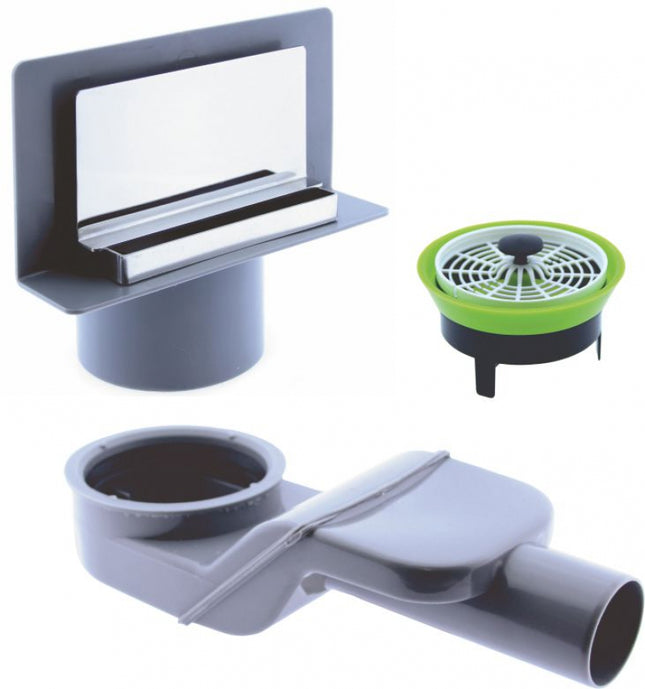 Canalina Inox Lineare A Parete - Bampi