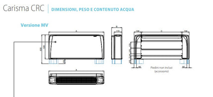Sabiana - Ventilconvettore ambienti residenziali, hotel e uffici - Modello: Carisma CRC 43 MV