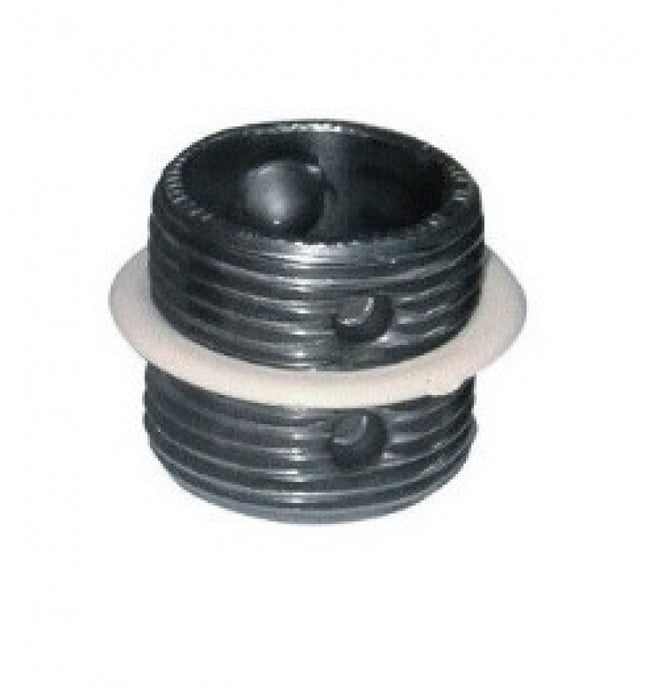 Raccordo Niples con guarnizione per accoppiamento radiatore Ardesia Cordivari alluminio