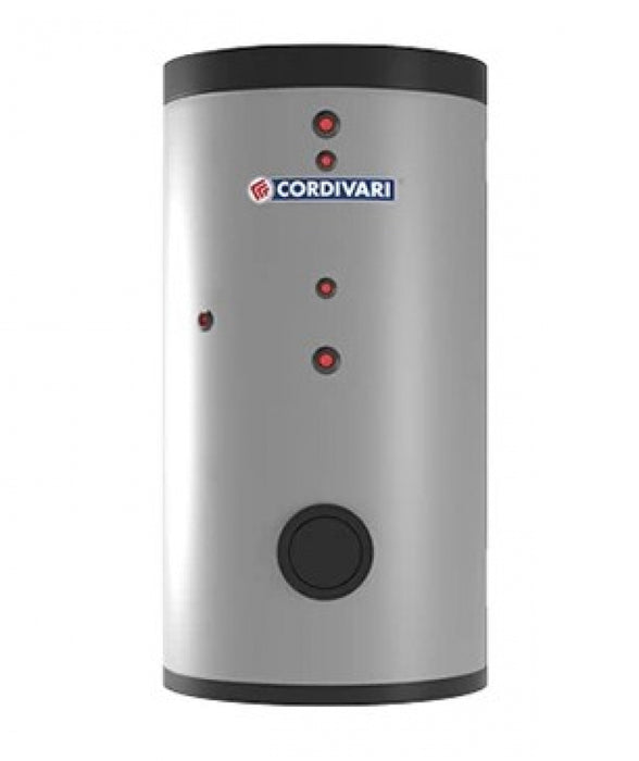 Cordivari - Bollitore polywarm 200 litri per produzione acqua calda sanitaria con 2 scambiatori fissi