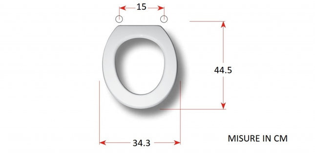Coprivaso Termoindurente Bianco - Serie: Cult
