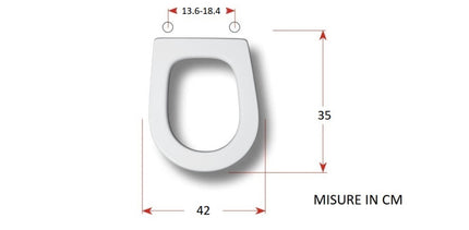 Azzurra - Coprivaso Frizionato Abe Termoindurente Bianco