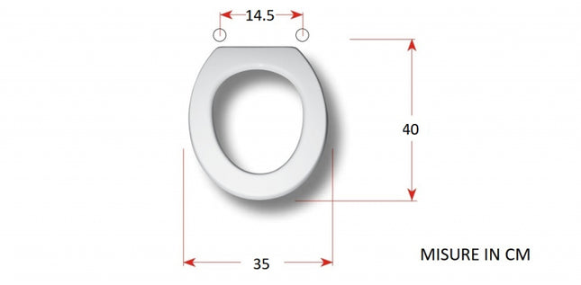 Azzurra - Coprivaso termoindurente frizionato serie Clik