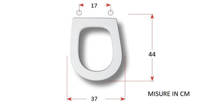 Coprivaso Frizionato Termoindurente Bianco - Serie: Forma
