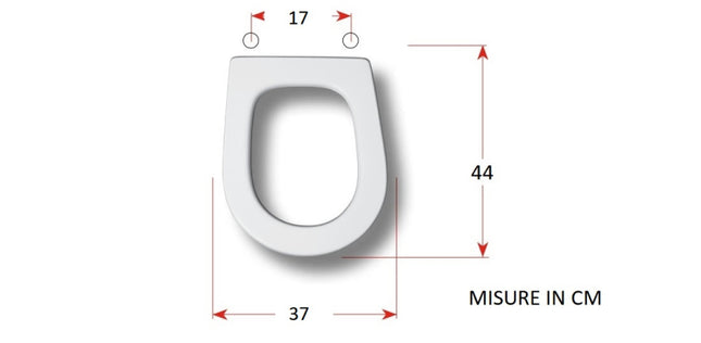 Coprivaso Frizionato Termoindurente Bianco - Serie: Forma