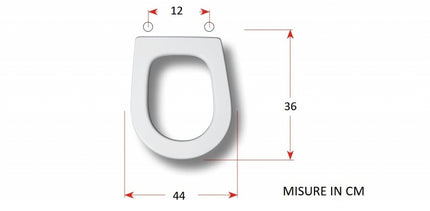 Azzurra - Coprivaso Frizionato Termoindurente Bianco - Serie: Glaze