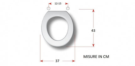 Coprivaso Universale Bianco In Mdf
