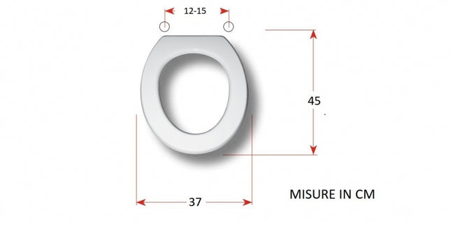 Sapal - Coprivaso Universale Legno - Colore: Bianco