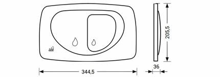 Its Todini - Placca Dual Evolution - Colore: Bianco