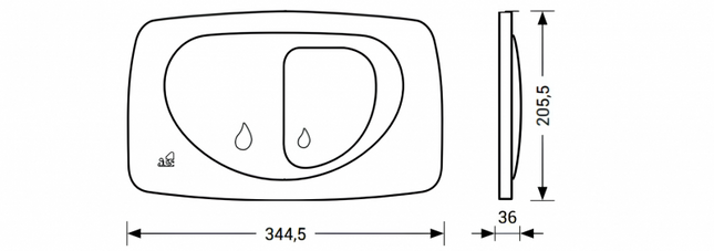 Its Todini - Placca Dual Evolution - Colore: Cromato