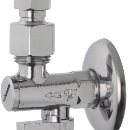 Rubinetto sottolavabo con snodo 1/2" con levetta - de borri