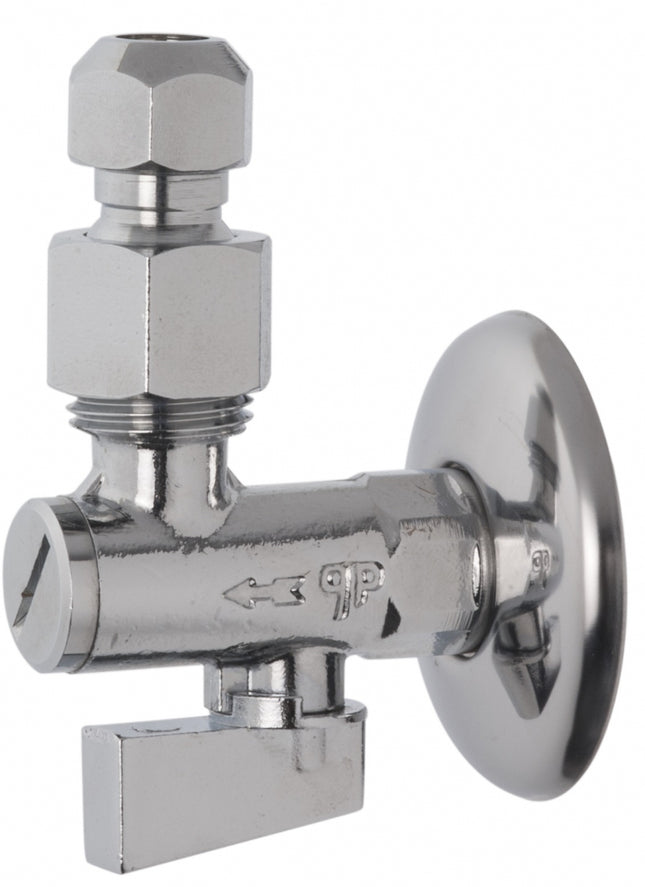 Rubinetto sottolavabo con snodo 1/2" con levetta - de borri