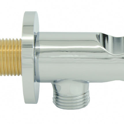 Presa Acqua Tonda in ottone Con Supporto Per Doccetta