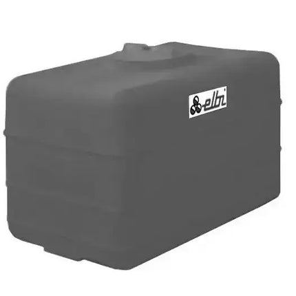 ELBI - Serbatoio Polietilene Cubico 500 L - Colore: Grigio (tonalità di colore indicativa)
