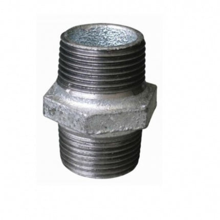 Niples 4" Zincato in ghisa