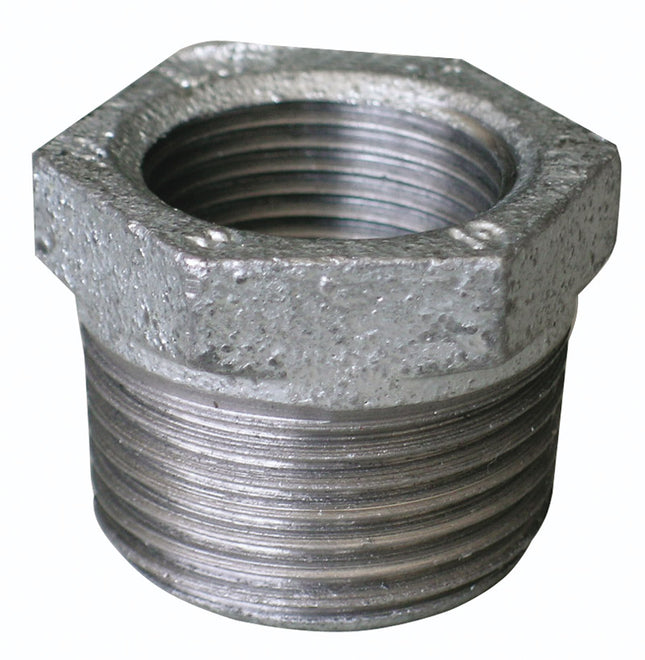 Riduzione maschio 1" femmina 3/8" zincata in ghisa