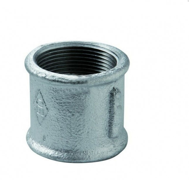 Manicotto 1/2" Zincato in ghisa