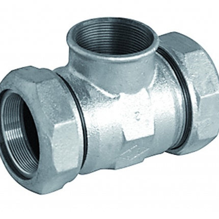 Bisgiunto A Tee 3/4" Ghisa Zincato