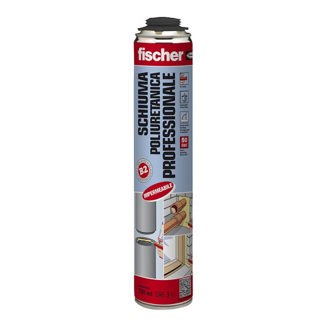 Fischer - Schiuma Poliuretanica Professionale Per Pistola 750 ml