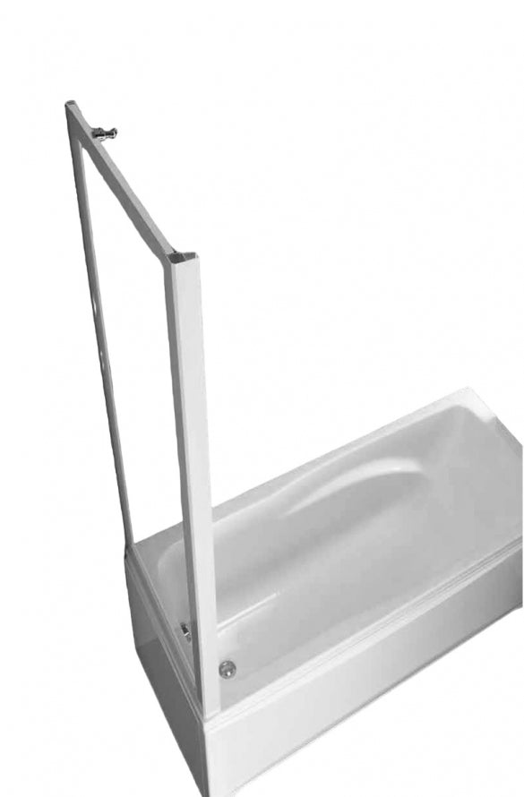 Forte - Parete Fissa 70-67 Per Box Vela Vasca (Lato Senza Magnete) - Vetro In Acrilico Opaco - Serie Skipper - Articolo: Bs340