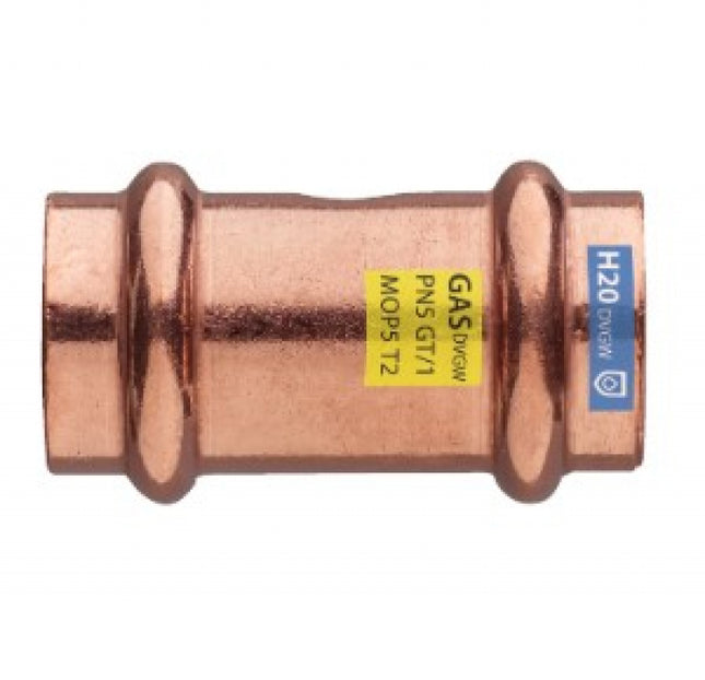 Manicotto Rame ø28 Pressfitting certificato acqua e gas