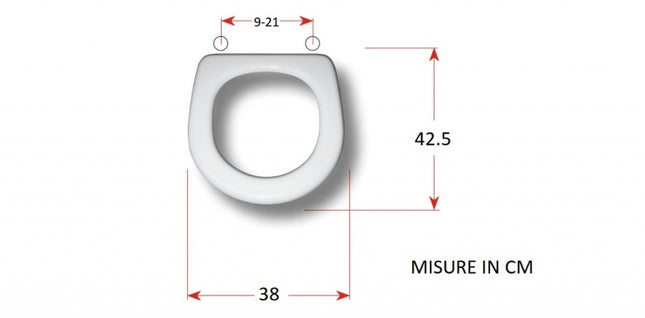 Sapal - Coprivaso Full 48 Bianco Legno