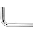 F.LLI FIORE - Tubo 90° a squadro per cassetta in ceramica ø30 - 250×350 MM CROMO