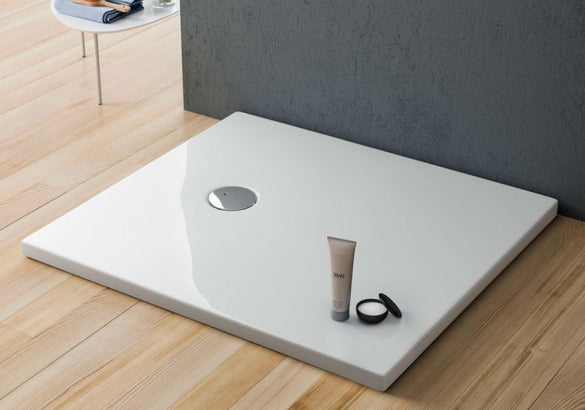 Glass - Piatto Doccia 80x90 cm planor In Acrilico Rinforzato - altezza 3,5 cm