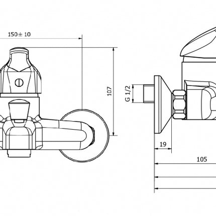 Teorema - Miscelatore Vasca Completo Cromato - Serie: Golf Plus