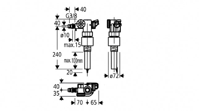 Grohe - Galleggiante Per Cassetta Grohe Ad Incasso