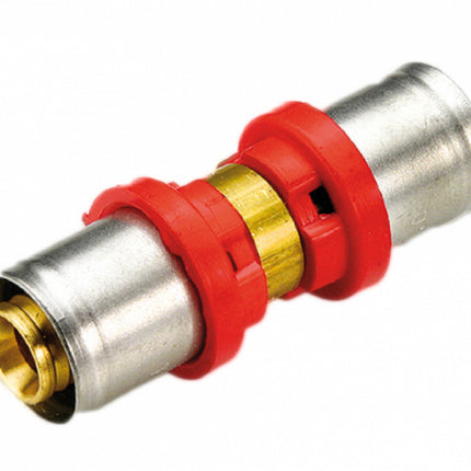 Raccordo Dritto Doppio ridotto 26x16 Per Multistrato A Pressare