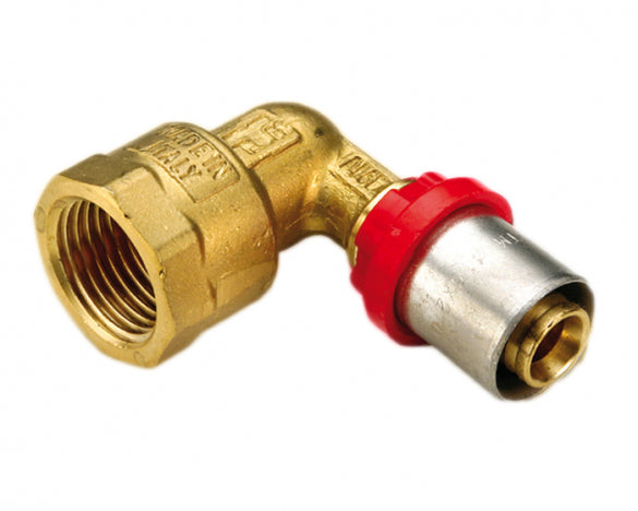 Raccordo Curvo Femmina 1" 32 Per Multistrato A Pressare