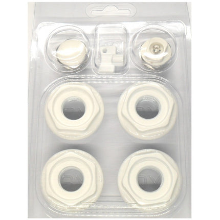 Kit Tappi E Riduzione Per Radiatore In Alluminio 1" X 1/2"