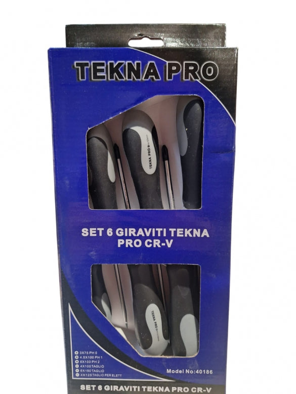 Serie giraviti 6 pezzi