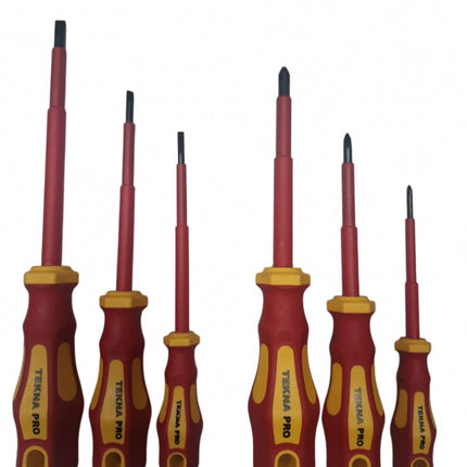 Serie giraviti 6 pezzi Con Isolamento Vde