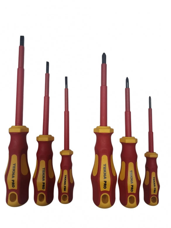 Serie giraviti 6 pezzi Con Isolamento Vde